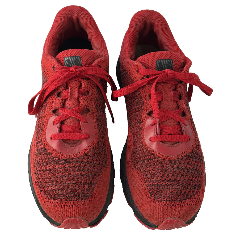 Under Armour Mens HOVR Intake 6 Athletic Sneaker Red Black 3026134-600 Size 11